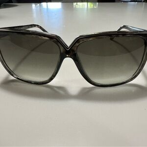 Valentino Black Oversized Square Sunglasses